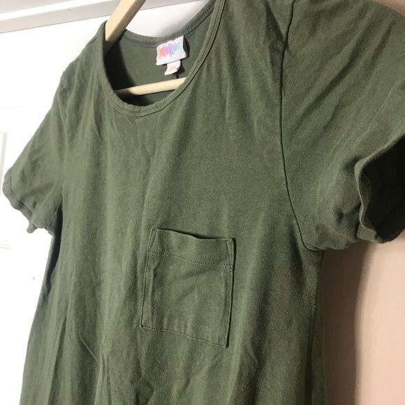 Army Green Lularoe Carly - sz  XXS - Picture 2 of 7